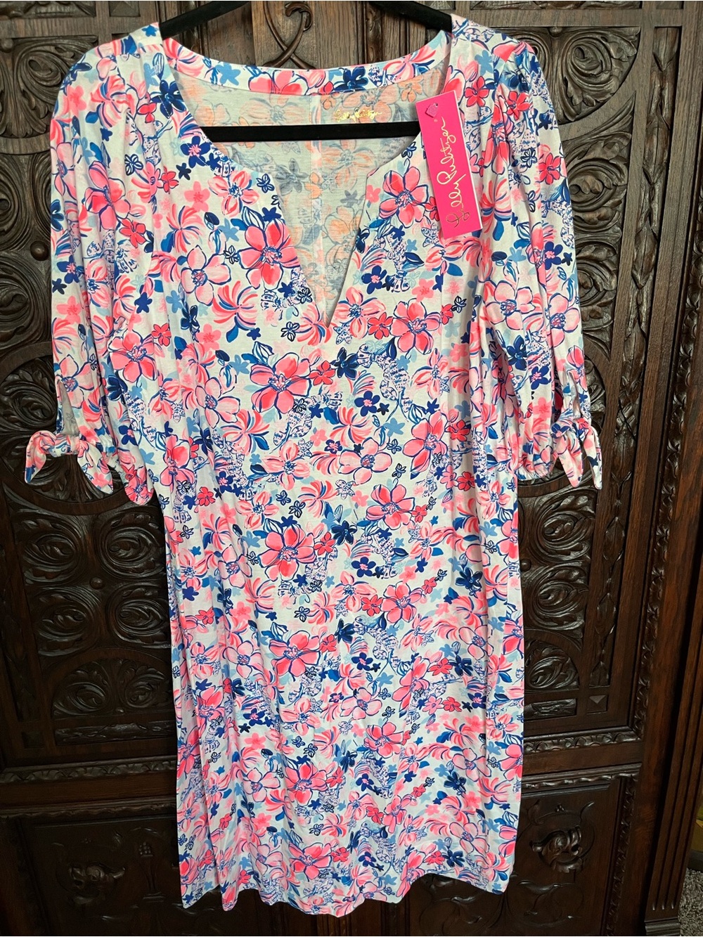 Lilly Pulitzer Easley Short Sleeve Dress New with Tags! XL
